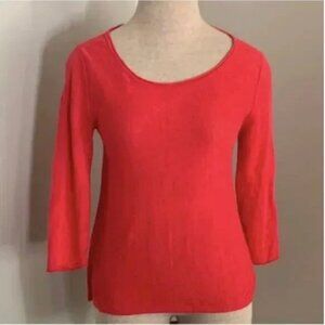 Eileen Fisher Women's 100% Linen Crew Neck Sweater Size Small